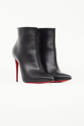 Christian Louboutin Black Leather So Kate Booty 100mm Boot