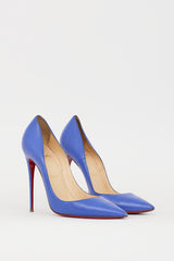 Christian Louboutin Blue Leather So Kate 120 Pump