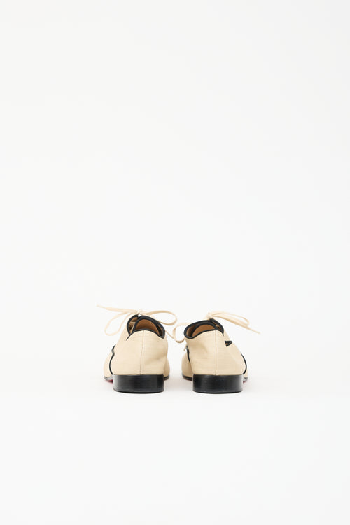 Christian Louboutin Canvas Lace Up Oxford