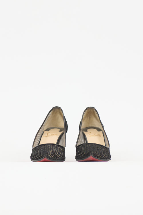 Christian Louboutin Chevron Mesh Filomena Pump