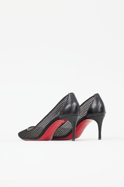 Christian Louboutin Chevron Mesh Filomena Pump