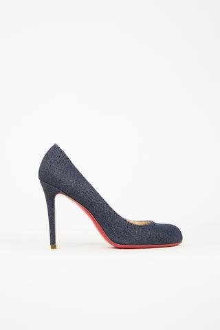 Christian Louboutin Denim Simple Pump
