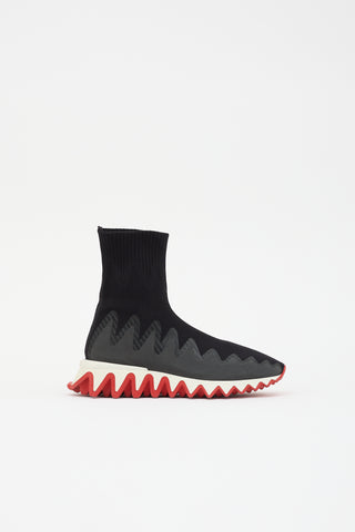 Christian Louboutin Knit Sock  Sneaker