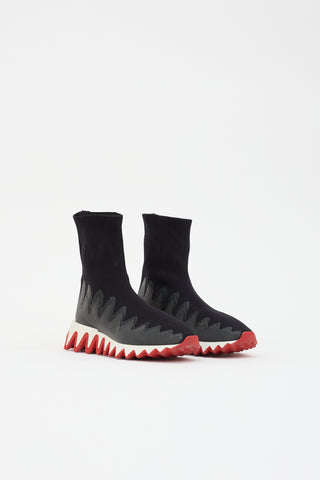 Christian Louboutin Knit Sock  Sneaker