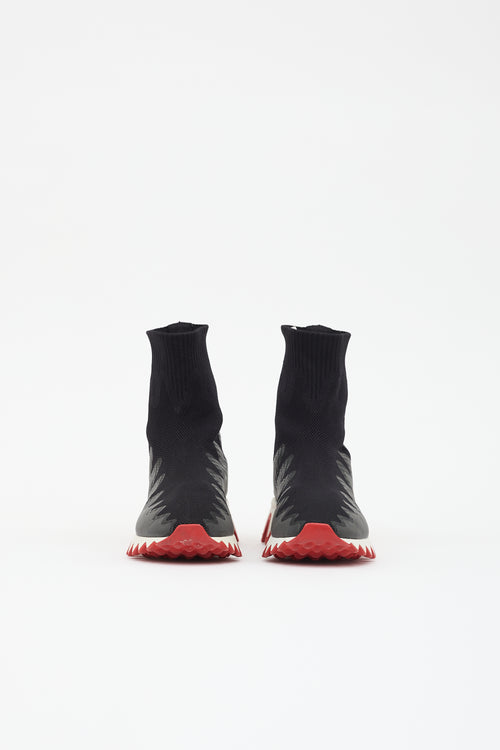 Christian Louboutin Knit Sock  Sneaker