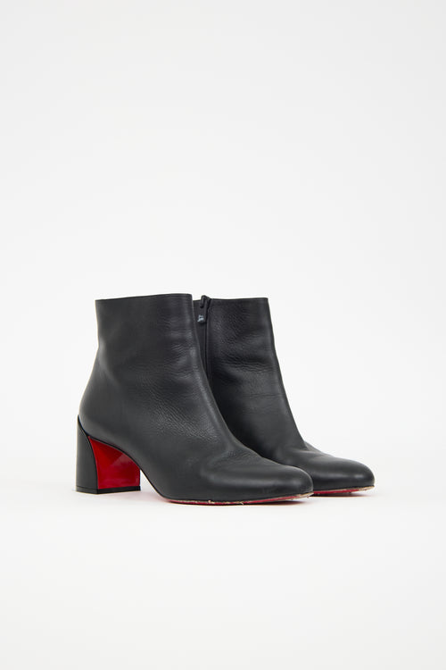 Christian Louboutin Leather Turela 55 Ankle Boot