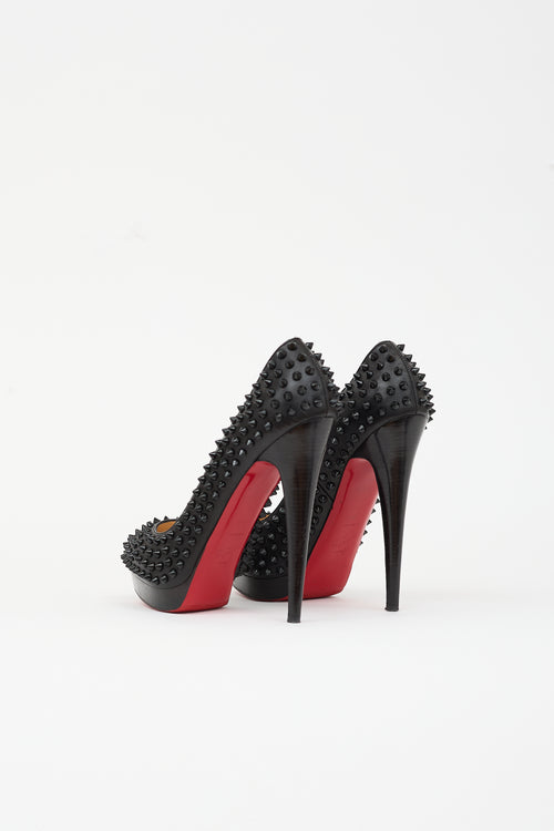 Christian Louboutin Leather Alti Spike Platform Pump