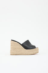 Christian Louboutin Leather Ariella Espadrille Mule