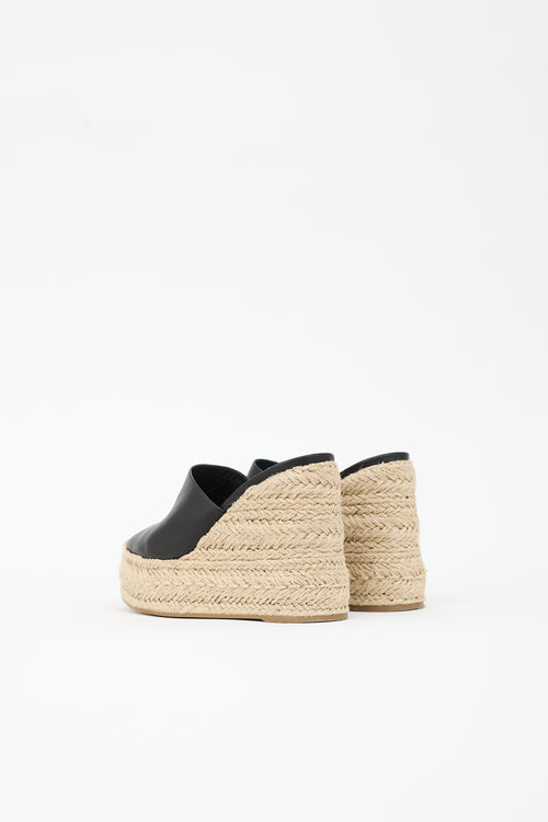 Christian Louboutin Leather Ariella Espadrille Mule