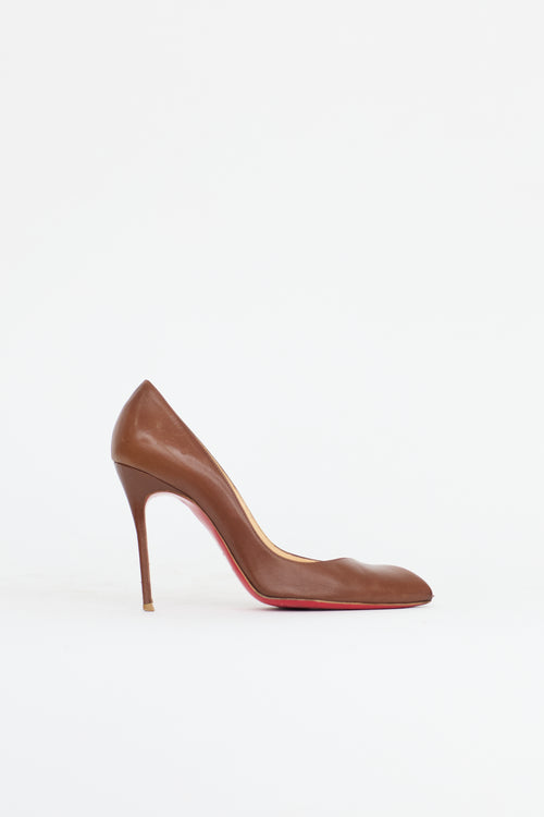 Christian Louboutin Leather Corneille 100 Pump