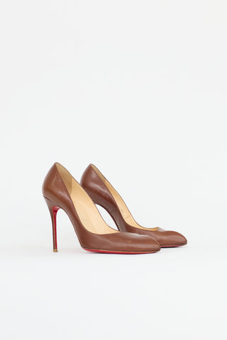 Christian Louboutin Leather Corneille 100 Pump