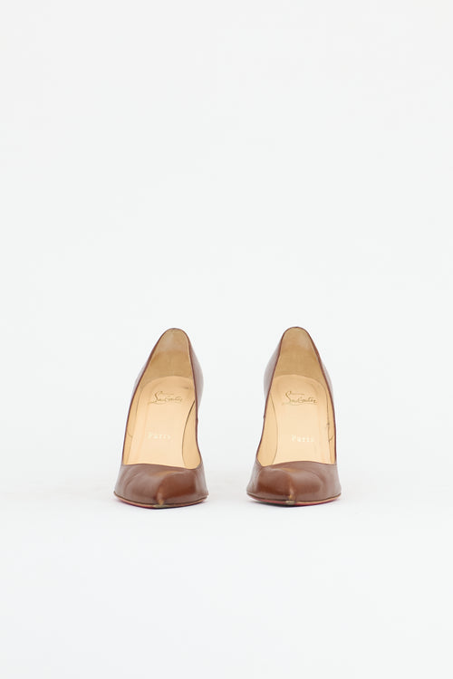 Christian Louboutin Leather Corneille 100 Pump