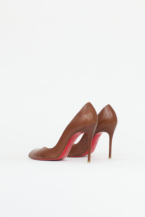 Christian Louboutin Leather Corneille 100 Pump