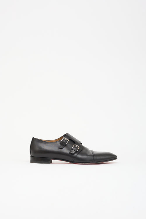 Christian Louboutin Leather Monk Strap Derby