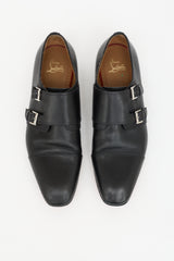 Christian Louboutin Leather Monk Strap Derby