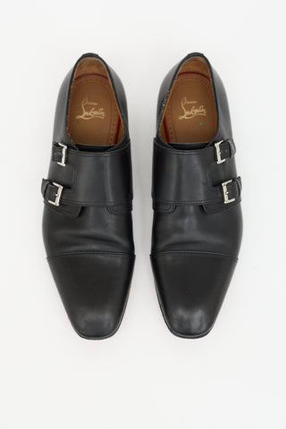 Christian Louboutin Leather Monk Strap Derby