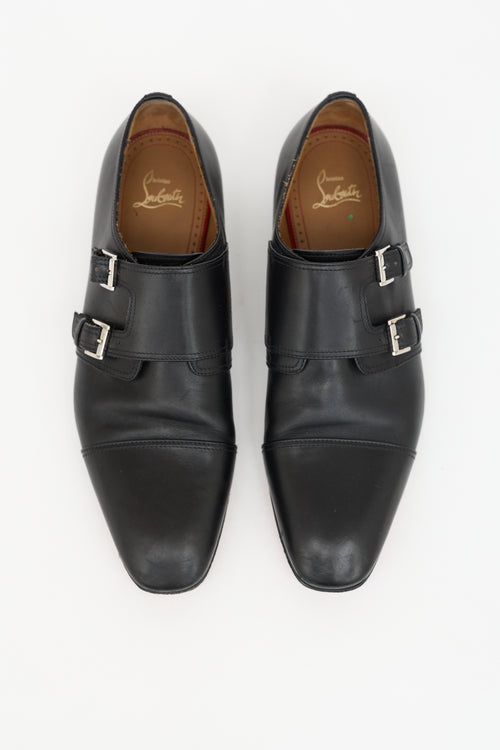 Christian Louboutin Leather Monk Strap Derby