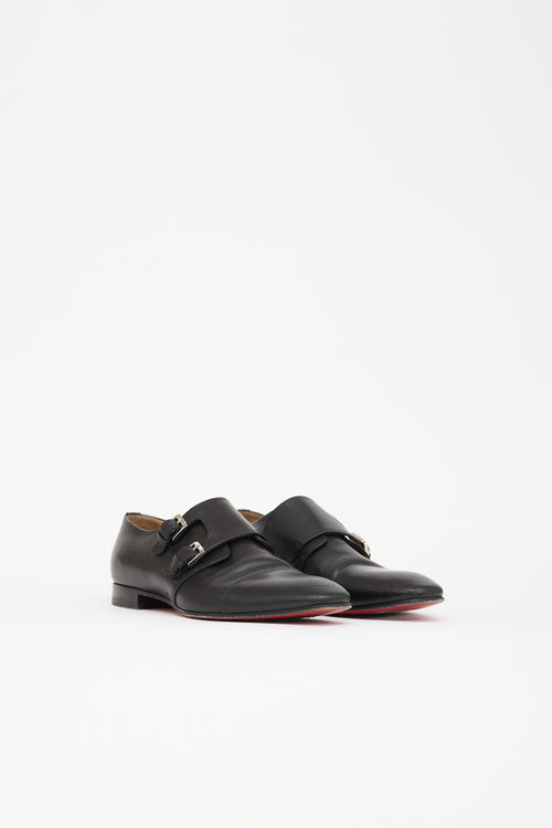Christian Louboutin Leather Monk Strap Derby
