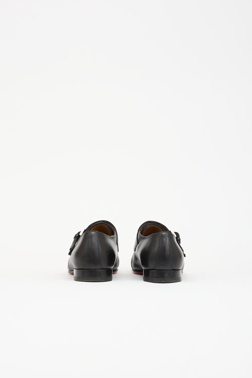 Christian Louboutin Leather Monk Strap Derby
