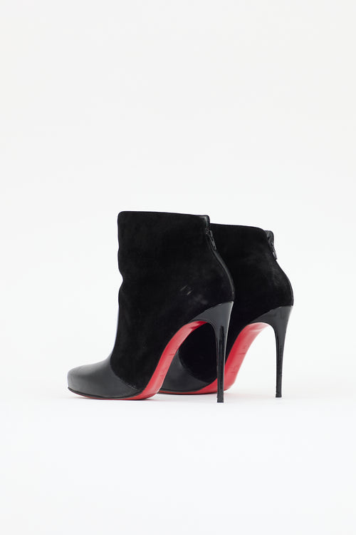 Christian Louboutin Leather Panelled Gaetanina Bootie