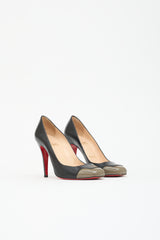 Christian Louboutin Leather Square Toe Pump