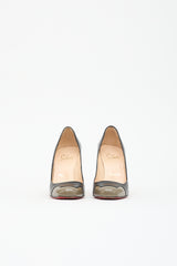 Christian Louboutin Leather Square Toe Pump