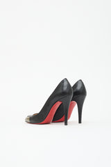 Christian Louboutin Leather Square Toe Pump