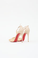 Christian Louboutin Leather & Mesh Salonu Heel