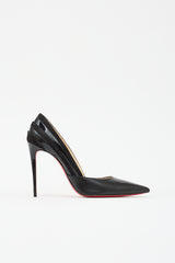 Christian Louboutin Leather & Patent Super 100 Pump