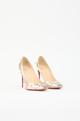 Christian Louboutin Metallic Degraspike Pump