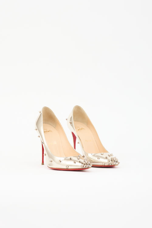 Christian Louboutin Metallic Degraspike Pump