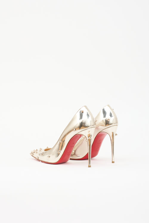 Christian Louboutin Metallic Degraspike Pump