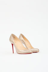 Christian Louboutin Metallic Leather Pump