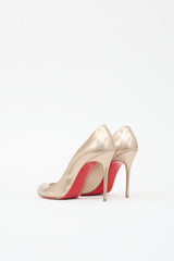 Christian Louboutin Metallic Leather Pump