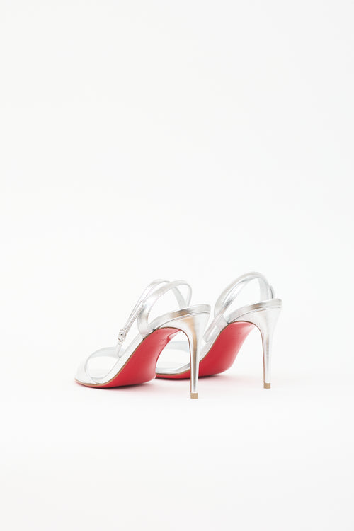 Christian Louboutin Metallic Leather Loubigirl Sandal