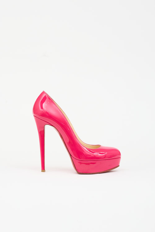 Christian Louboutin Patent Bianca Platform Pump