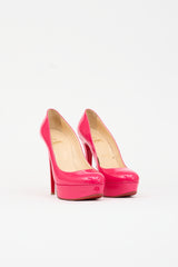 Christian Louboutin Patent Bianca Platform Pump