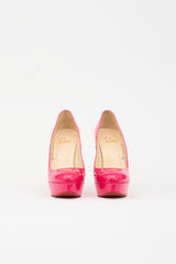 Christian Louboutin Patent Bianca Platform Pump