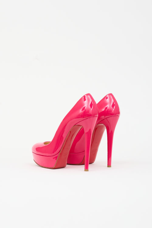 Christian Louboutin Patent Bianca Platform Pump
