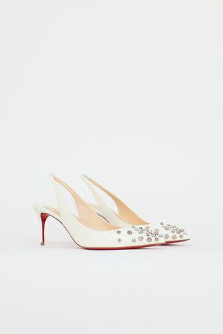 Christian Louboutin Patent Drama Slingback Pump