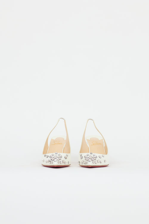 Christian Louboutin Patent Drama Slingback Pump