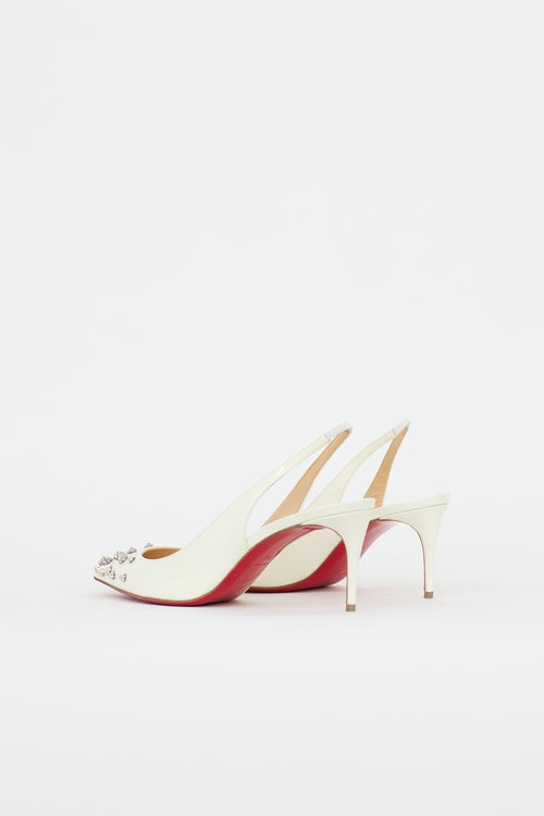 Christian Louboutin Patent Drama Slingback Pump