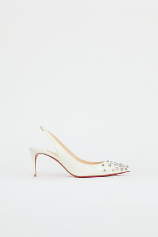 Christian Louboutin Patent Drama Slingback Pump
