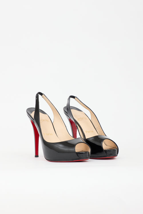 Christian Louboutin Patent Gamma Talon Heel