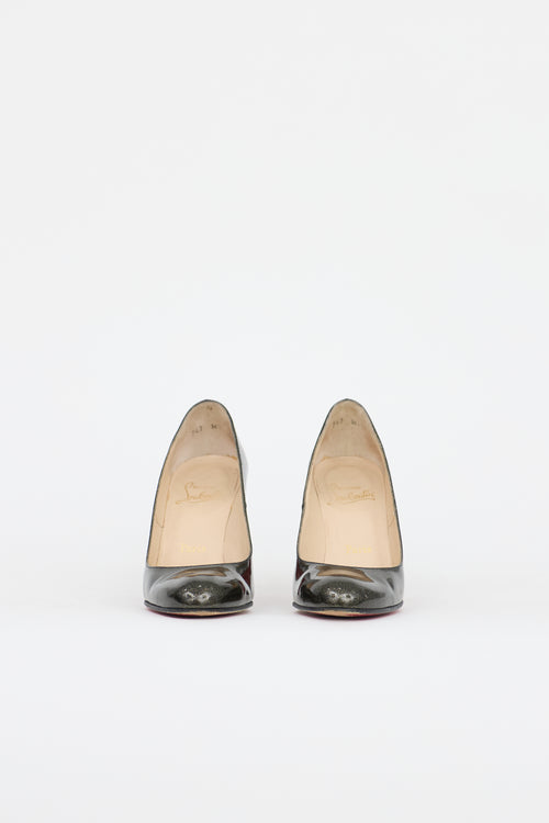 Christian Louboutin Patent Glitter Simple Pump