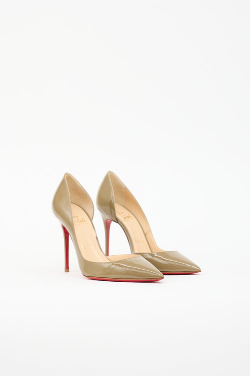 Christian Louboutin Patent Iriza D'Orsay Pump