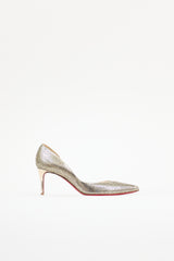 Christian Louboutin Patent Laser Cut Galupump Pump