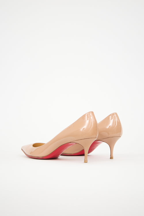 Christian Louboutin Patent Pigalle Follies 55 Pump