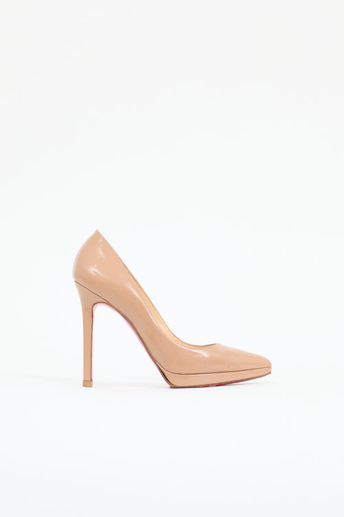 Christian Louboutin Patent Pigalle Plato Pump