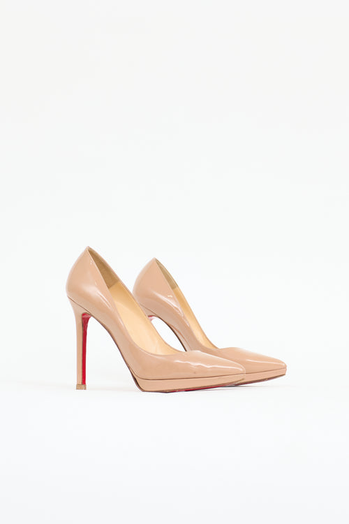 Christian Louboutin Patent Pigalle Plato Pump
